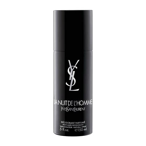 deodorant l'homme yves saint laurent|la nuit de l'homme deodorant.